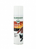 Аэрозоль SALAMANDER краска для гладкой кожи Leather Fresh темно-коричневая 250мл