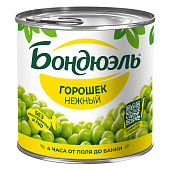 Горошек Bonduelle зеленый нежный 400г
