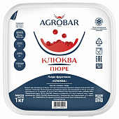 Пюре Агробар (AGROBAR) клюква с/м 1кг