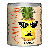 Ананасы SUNFEEL кольца в сиропе 850мл Вьетнам