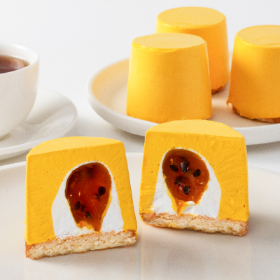 Пирожное Манго-Маракуйя муссовое 12 порций 1,68кг Десерт Фентези