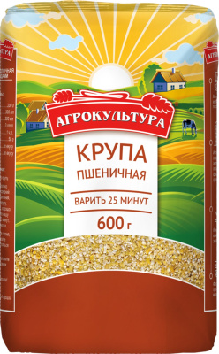 Пшеничная крупа АГРОКУЛЬТУРА 600г