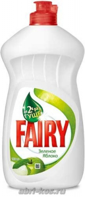 Средство для мытья посуды Fairy Зеленое яблоко 500мл