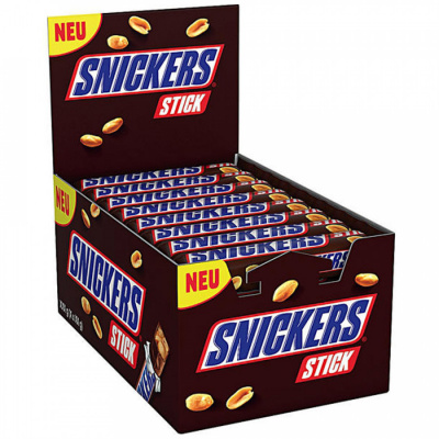 Батончик Snickers Stick шоколадный 20г