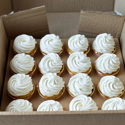 Пирожное Капкейк Молочная девочка 55г*16шт 880г Десерт Фентези