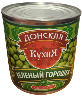 Горошек Донская Кухня зелёный 400г