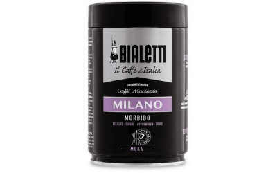 Кофеварка гейзерная Bialetti Moka Express 120мл 3 порции + кофе MILANO молотый 250г