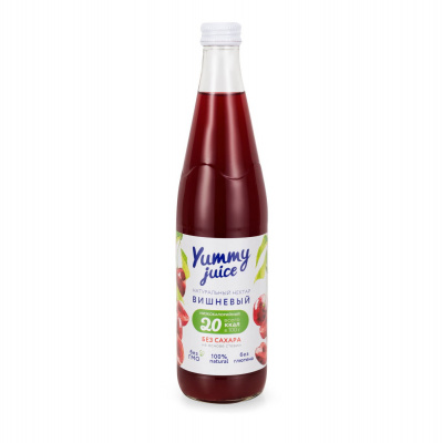 Нектар Yummy juice вишневый без сахара 500мл