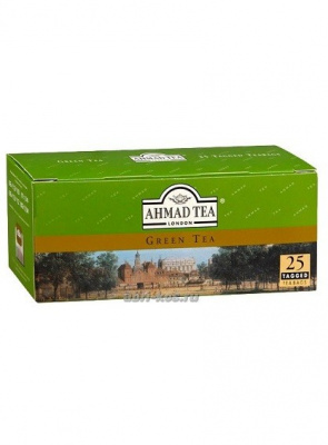 Чай Ahmad Tea зеленый 25пакетиков*2г