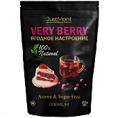 Чай JustMont Ягодное настроение черный листовой с добавками 50г