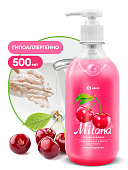 Крем-мыло GRASS Milana Спелая черешня жидкое с дозатором 500мл