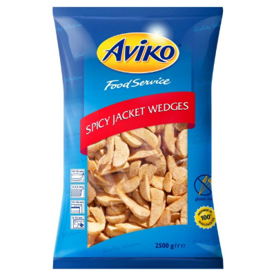 Картофель фри Aviko по-деревенски со специями с/м 2,5кг