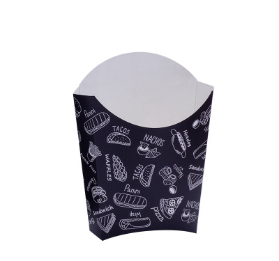 Коробка для картофеля фри средняя 100г 105*53*115мм 1уп*150шт Complement Black