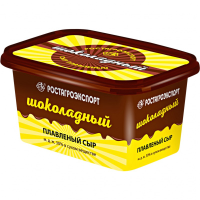 Сыр плавленый Ростагроэкспорт Шоколадный 30% 400г