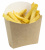Коробка для картофеля фри Fry Pack большая крафт 115*55*145мм 500мл 1уп*200шт