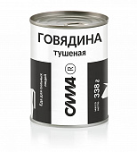 Говядина СИЛА тушеная высший сорт 338г ГОСТ