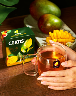 Чай Curtis Delicate Mango Green Tea зеленый ароматизированный 20пакетиков*1,8г