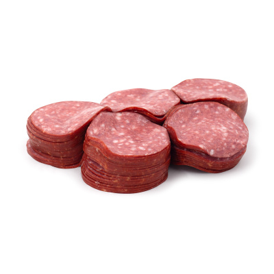 Колбаса Петродворские колбасы Сервелат Зернистый нарезка в/к в/у 500г