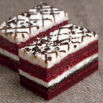 Пирожное Ред Вельвет 21 порция 2,52кг Десерт Фентези