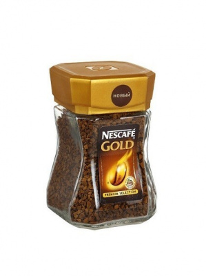 Кофе Nescafe Gold растворимый 47,5г
