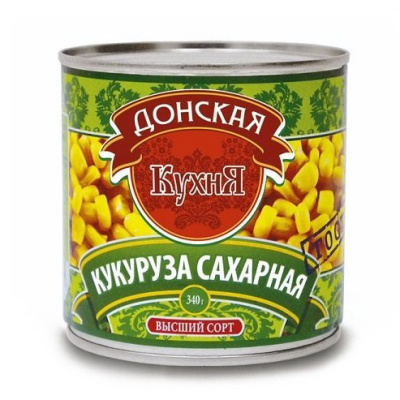 Кукуруза Донская Кухня сахарная 425мл