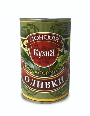 Оливки без косточки 300г Донская Кухня