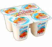 Йогурт Альпенгурт Сочный Молочный с соком персика и маракуйи 1,2% 95г