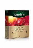 Чай Greenfield Summer Bouquet с ароматом малины 100пакетиков*2г