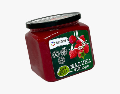 Пюре Proff Puree малина без сахара с/м 500г