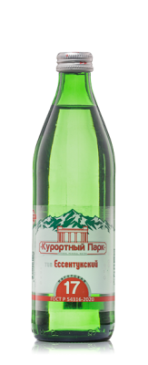 Вода Ессентуки №17 минеральная 0,45л ст/бут Курортный парк