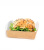 Лоток бумажный жиростойкий для гамбургера COMBI BOX крафт 500мл 120*120*35мм 1уп*50шт