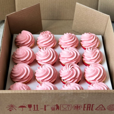 Пирожное Капкейк Ред Вельвет 40г*16шт 640г Десерт Фентези