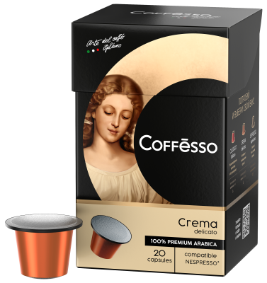 Кофе Coffesso Crema Delicato в капсулах 5г*20шт