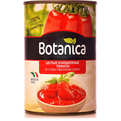 Томаты Botanica очищенные в собственном соку 2,5кг