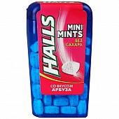 Конфеты Halls Mini Mints без сахара со вкусом арбуза 12,5г