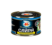 Сайра Жемчужина Сахалина натуральная 250г