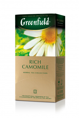 Чай GREENFIELD Rich Camomile 25пакетиков*1,5гр         