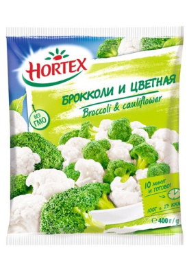 Смесь Hortex брокколи и цветная капуста с/м 400г