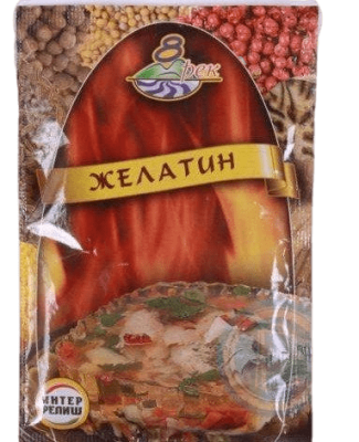 Желатин для холодца 25г 8 рек