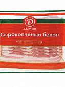 Бекон Дымов Венгерский нарезка с/к в/у 500г