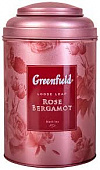 Чай GREENFIELD Rose Bergamot черный листовой в жестяной банке 100г