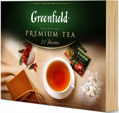 Чай GREENFIELD Premium tea сollection Ассорти пакетированный 120пакетиков*2г