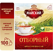 Чай Майский Отборный черный 100пакетиков*2г