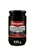 Оливки целые черные 935г Fruyper 