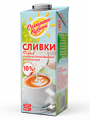 Сливки Солнышко Кубани 10% 1л