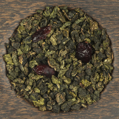 Чай JustMont Вишневый улун зеленый листовой 50г