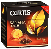 Чай Curtis Banana Flambe черный 20пакетиков*1,8г