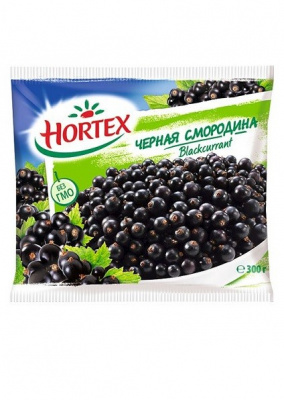 Смородина Hortex черная замороженная 300г