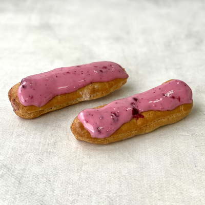 Пирожное Эклер Ягодный с/м 55г*5шт 275г Десерт Фентези