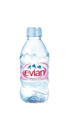 Вода Evian негазированная 0,33л пэт